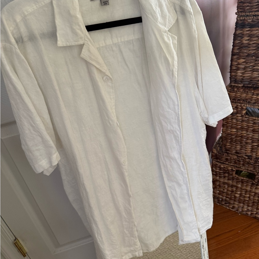 White Men's Shirt and pants